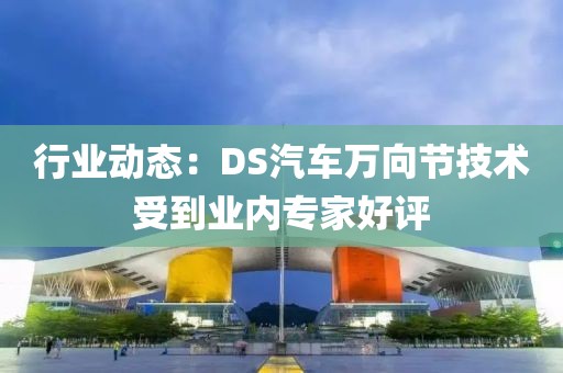 行业动态：DS汽车万向节技术受到业内专家好评