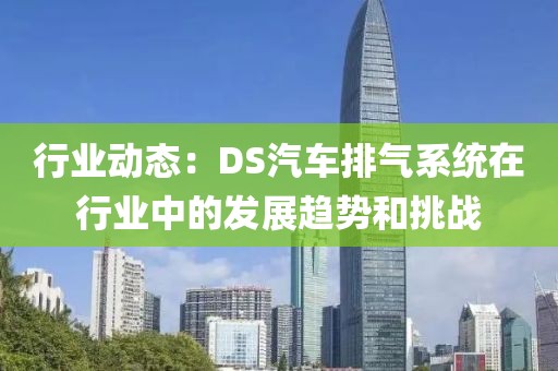 行业动态：DS汽车排气系统在行业中的发展趋势和挑战